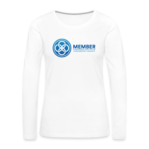 IICT Member Logo - Women's Premium Slim Fit Long Sleeve T-Shirt