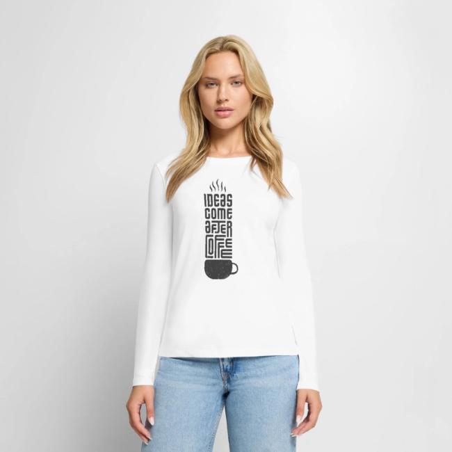 Ideas Come After Coffee black