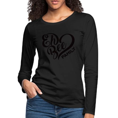 EhBeeBlackLRG - Women's Premium Slim Fit Long Sleeve T-Shirt