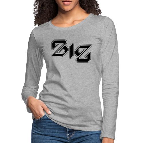 BIZ ambigram - Women's Premium Slim Fit Long Sleeve T-Shirt