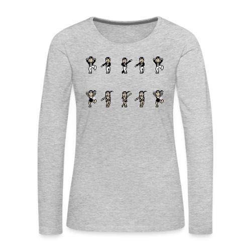 flappersshirt - Women's Premium Slim Fit Long Sleeve T-Shirt