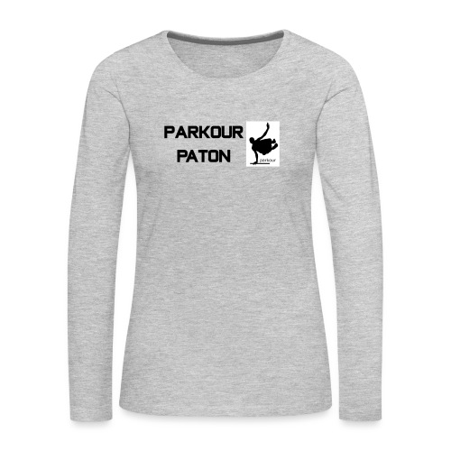 Parkour Paton Design 1 - Women's Premium Slim Fit Long Sleeve T-Shirt