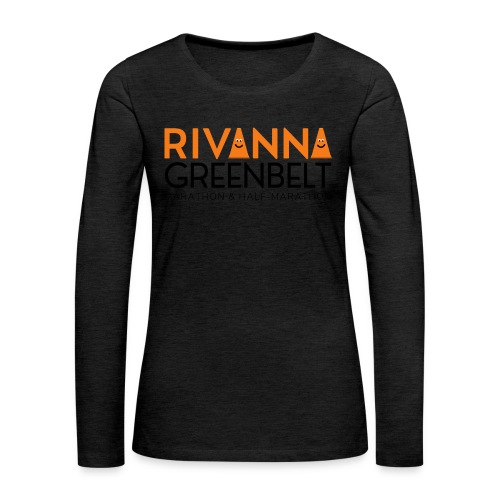 RIVANNA GREENBELT (orange/black) - Women's Premium Slim Fit Long Sleeve T-Shirt