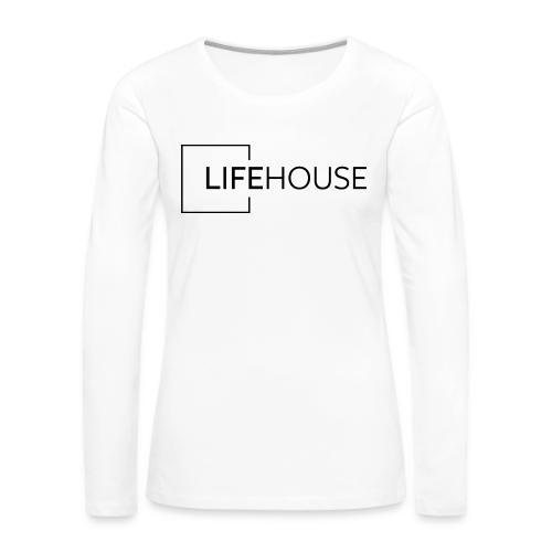 LH Logo Black - Women's Premium Slim Fit Long Sleeve T-Shirt
