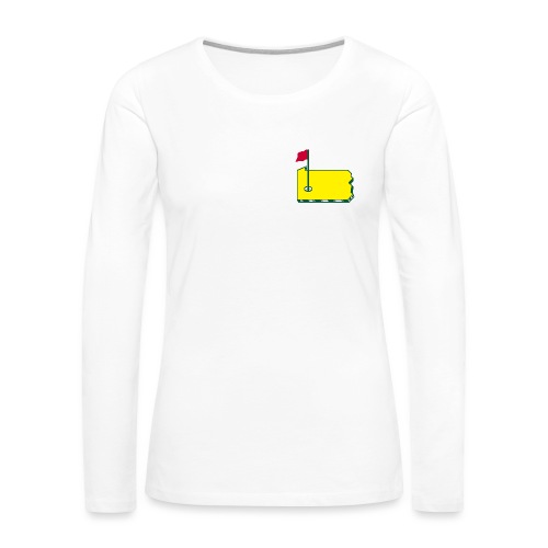 Pittsburgh Golf (2-sided) - Women's Premium Slim Fit Long Sleeve T-Shirt