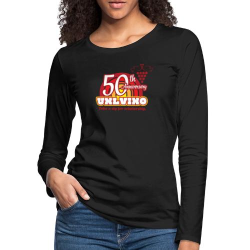 50th Unlvino - Women's Premium Slim Fit Long Sleeve T-Shirt