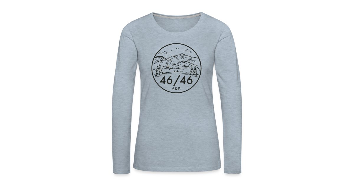 Womens Premium Slim Fit Long Sleeve T-Shirt | 4646 Outdoors Company