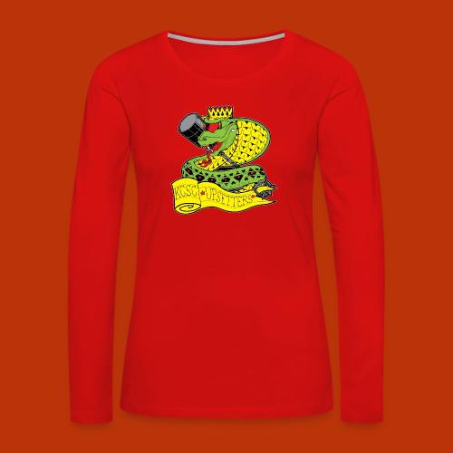 Upsetters Cobra - Women's Premium Slim Fit Long Sleeve T-Shirt