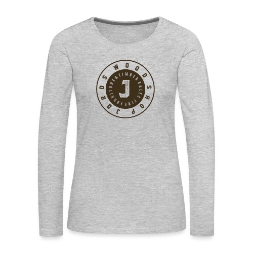 JordsWoodShop New Age Logo Round - Women's Premium Slim Fit Long Sleeve T-Shirt