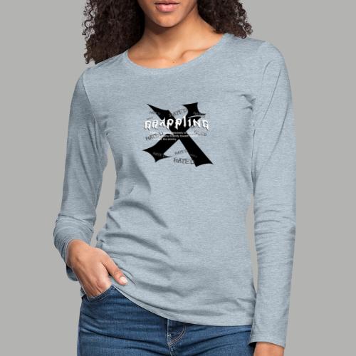 Hated 2 - Women's Premium Slim Fit Long Sleeve T-Shirt