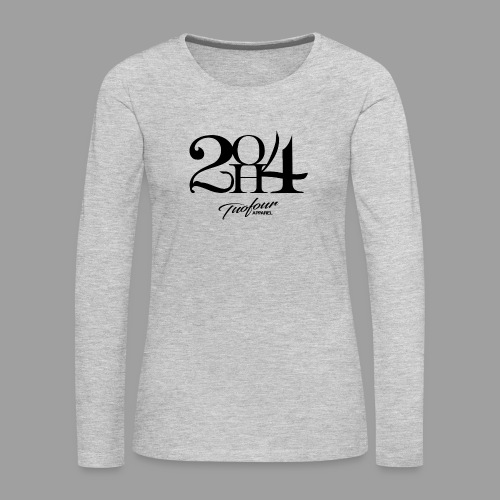 2OH4 - Women's Premium Slim Fit Long Sleeve T-Shirt