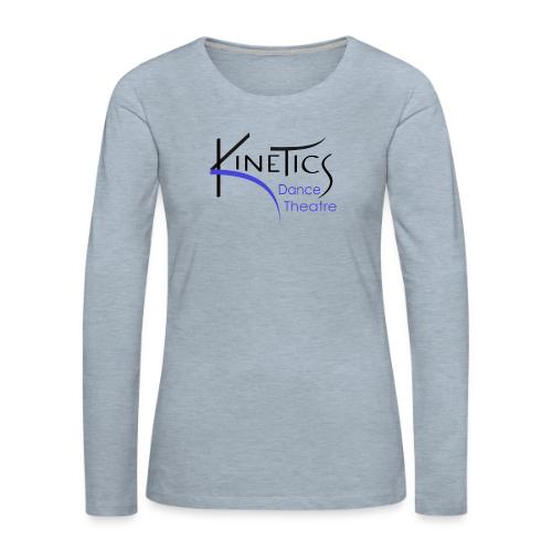 KDT Logo - Women's Premium Slim Fit Long Sleeve T-Shirt