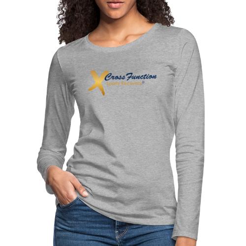 White apparel Front/Back - Women's Premium Slim Fit Long Sleeve T-Shirt