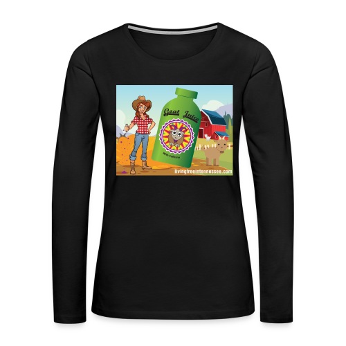 Nicole Sauce's Goat Juice - Women's Premium Slim Fit Long Sleeve T-Shirt