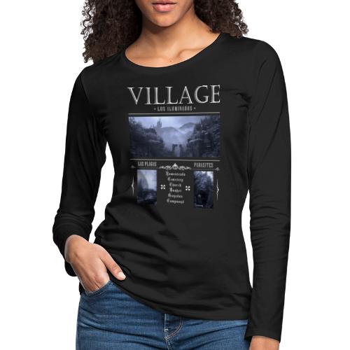 Los Iluminados Village 2 - Women's Premium Slim Fit Long Sleeve T-Shirt