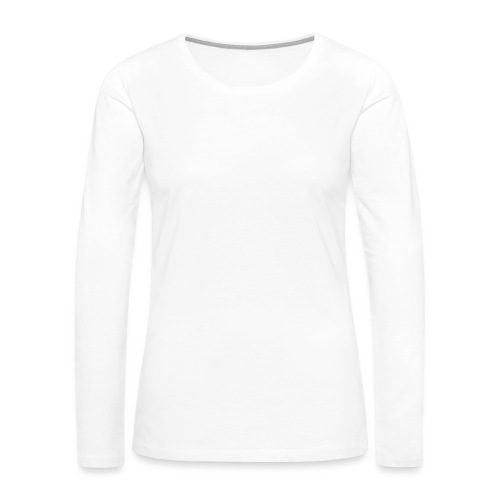 Shad0w Synd1cate Word Cloud (White logo) - Women's Premium Slim Fit Long Sleeve T-Shirt