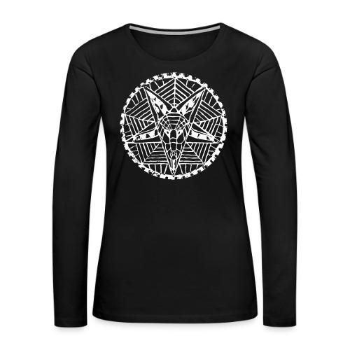 Corpsewood Baphomet - Women's Premium Slim Fit Long Sleeve T-Shirt