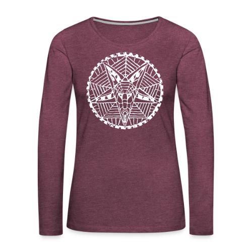 Corpsewood Baphomet - Women's Premium Slim Fit Long Sleeve T-Shirt