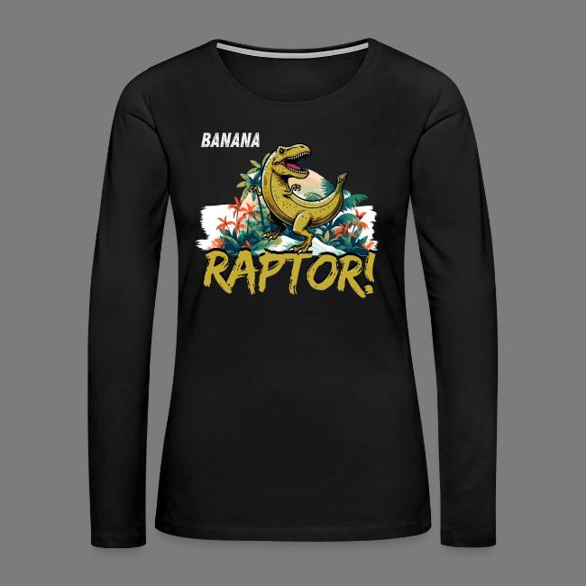 Funny Banana Raptor T-Rex Design