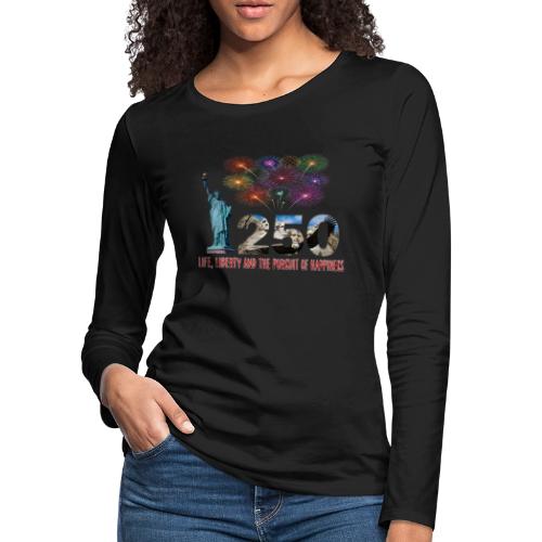 250 Years USA - Women's Premium Slim Fit Long Sleeve T-Shirt