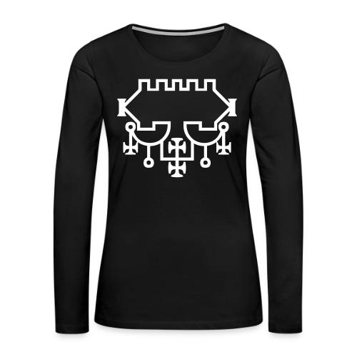 Belial Sigil - Women's Premium Slim Fit Long Sleeve T-Shirt
