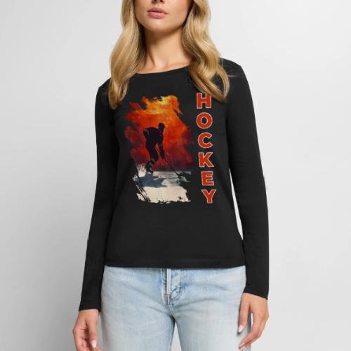 Hockey Vibes - Women's Premium Slim Fit Long Sleeve T-Shirt