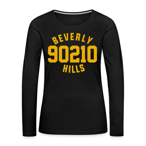 Beverly Hills 90210- Original Retro Shirt - Women's Premium Slim Fit Long Sleeve T-Shirt