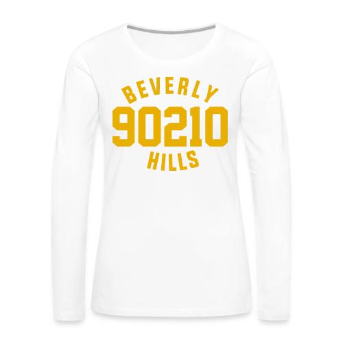 Beverly Hills 90210- Original Retro Shirt - Women's Premium Slim Fit Long Sleeve T-Shirt