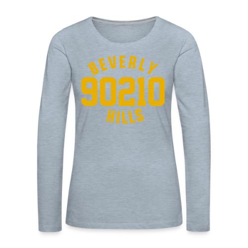Beverly Hills 90210- Original Retro Shirt - Women's Premium Slim Fit Long Sleeve T-Shirt