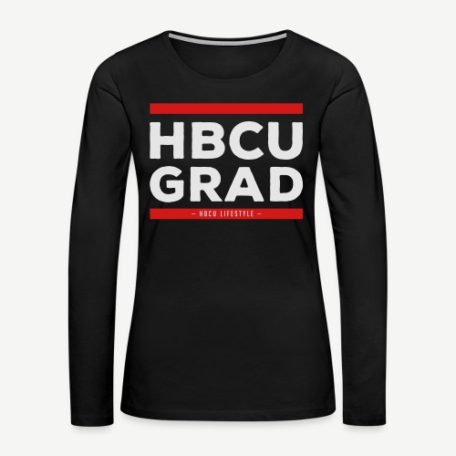HBCU GRAD - Women's Premium Slim Fit Long Sleeve T-Shirt