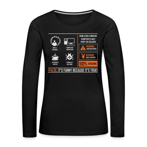 Programmer - Women's Premium Slim Fit Long Sleeve T-Shirt