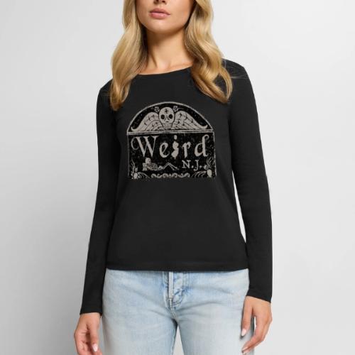 Weird NJ Tombstone Wear - Women's Premium Slim Fit Long Sleeve T-Shirt