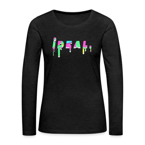 Ideal Acid Drip Logo - Women's Premium Slim Fit Long Sleeve T-Shirt