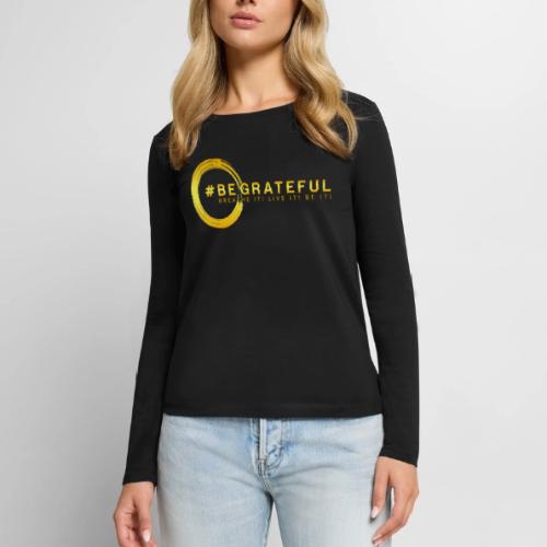 BeGrateful Merch - Women's Premium Slim Fit Long Sleeve T-Shirt
