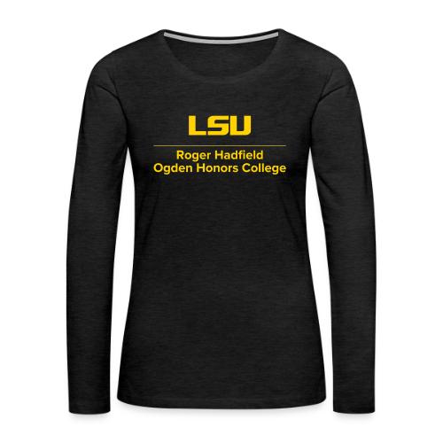 Honors vert gld - Women's Premium Slim Fit Long Sleeve T-Shirt