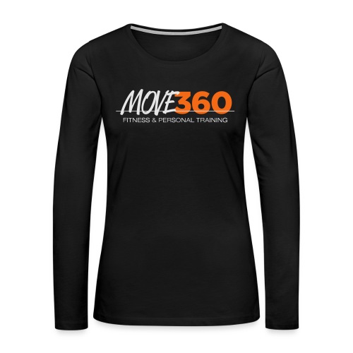 Move360 Logo LightGrey - Women's Premium Slim Fit Long Sleeve T-Shirt