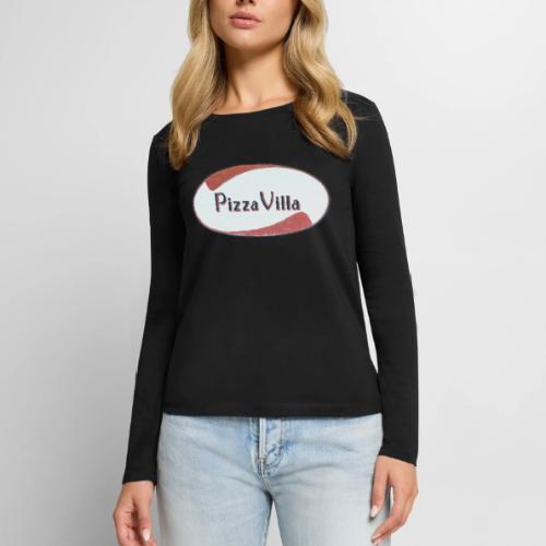 The Pizza Villa OG - Women's Premium Slim Fit Long Sleeve T-Shirt