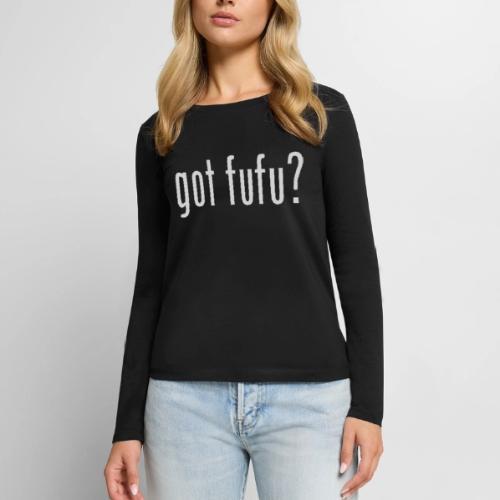 gotfufu-white - Women's Premium Slim Fit Long Sleeve T-Shirt