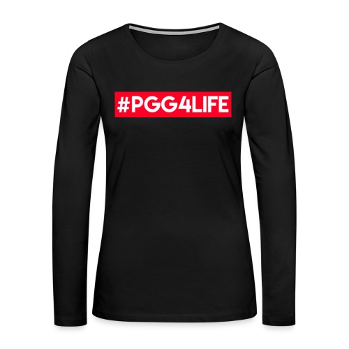 #PGG4LIFE Design 1.0 - Women's Premium Slim Fit Long Sleeve T-Shirt