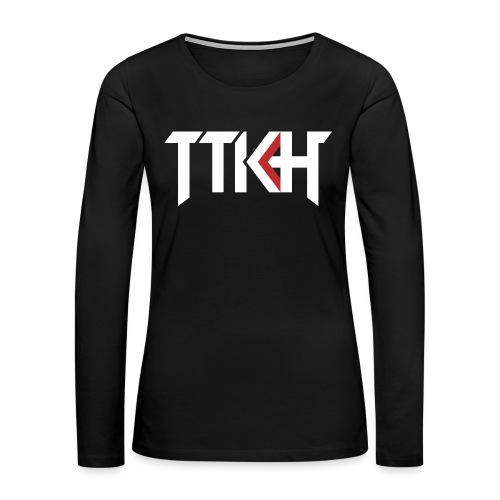 TTKH Logo - Women's Premium Slim Fit Long Sleeve T-Shirt