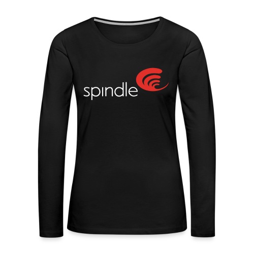 Spindle Logo WhC - Women's Premium Slim Fit Long Sleeve T-Shirt