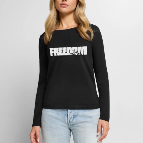 MTB Freedom - Women's Premium Slim Fit Long Sleeve T-Shirt