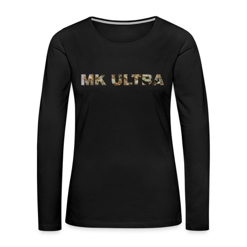 MK ULTRA.png - Women's Premium Slim Fit Long Sleeve T-Shirt