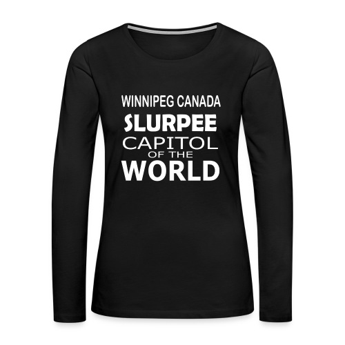 Slurpee - Women's Premium Slim Fit Long Sleeve T-Shirt