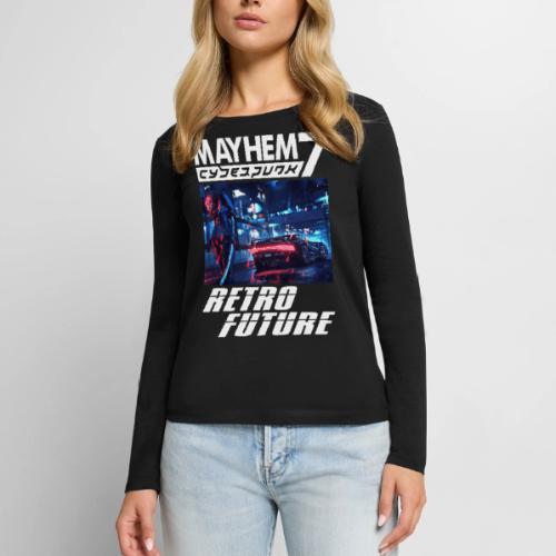M7 Cyberpunk - Women's Premium Slim Fit Long Sleeve T-Shirt