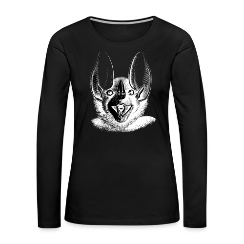 Bat Head 2 - Women's Premium Slim Fit Long Sleeve T-Shirt