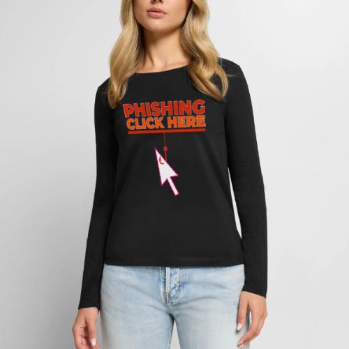 Phishing: Hooked by Deception - Women's Premium Slim Fit Long Sleeve T-Shirt
