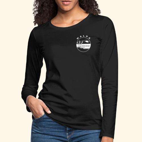 Double Sided White - Women's Premium Slim Fit Long Sleeve T-Shirt