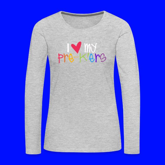 I Love My Pre-K'ers Teacher T-Shirts
