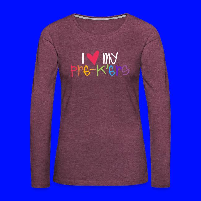 I Love My Pre-K'ers Teacher T-Shirts